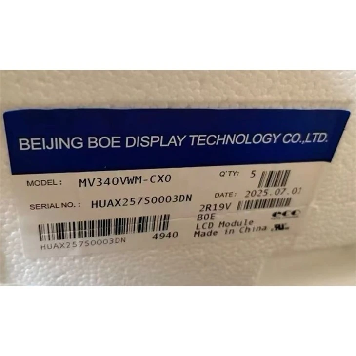 34.0 Inch MV340VWM-CX0 LCD Display With Industrial factory