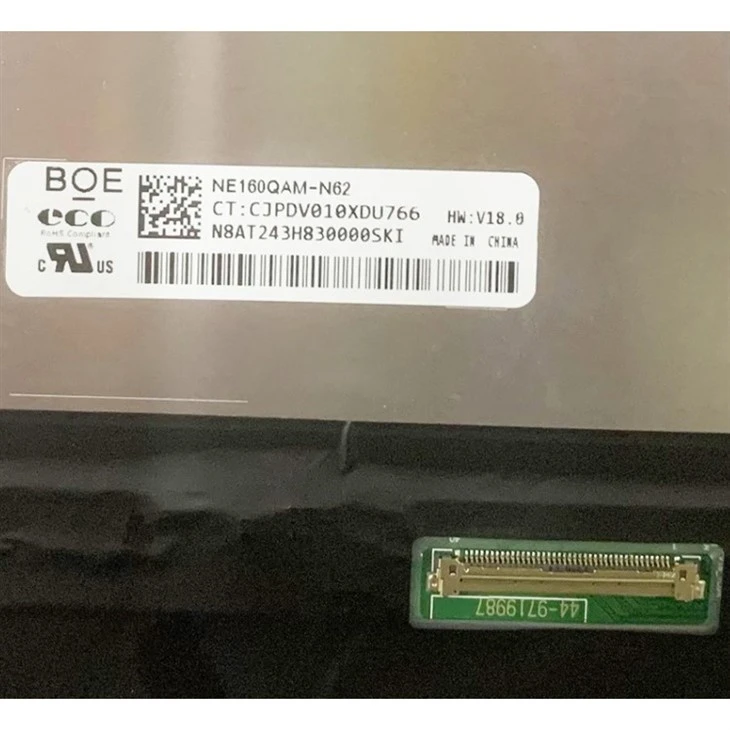 NE160QAM-N62 16.0 Inch LCD Panel factory