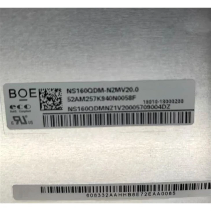 NE160QDM-NZM 16.0 Inch 2560*1600 LCD Screen factory
